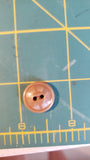 vintage colt sewing buttons # 24 pattern amherst 5/8" / mustard