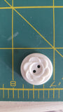 vintage colt sewing buttons # 28 pattern 3/4" / white