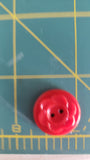 vintage colt sewing buttons # 28 pattern 3/4" / red