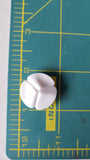 vintage colt sewing buttons # 39 pattern 7/8" / white