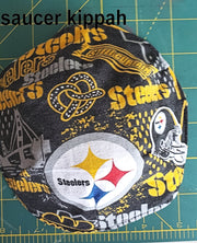 nfl saucer reversible kippah or yarmulke major sports teams nfl nfl steelers