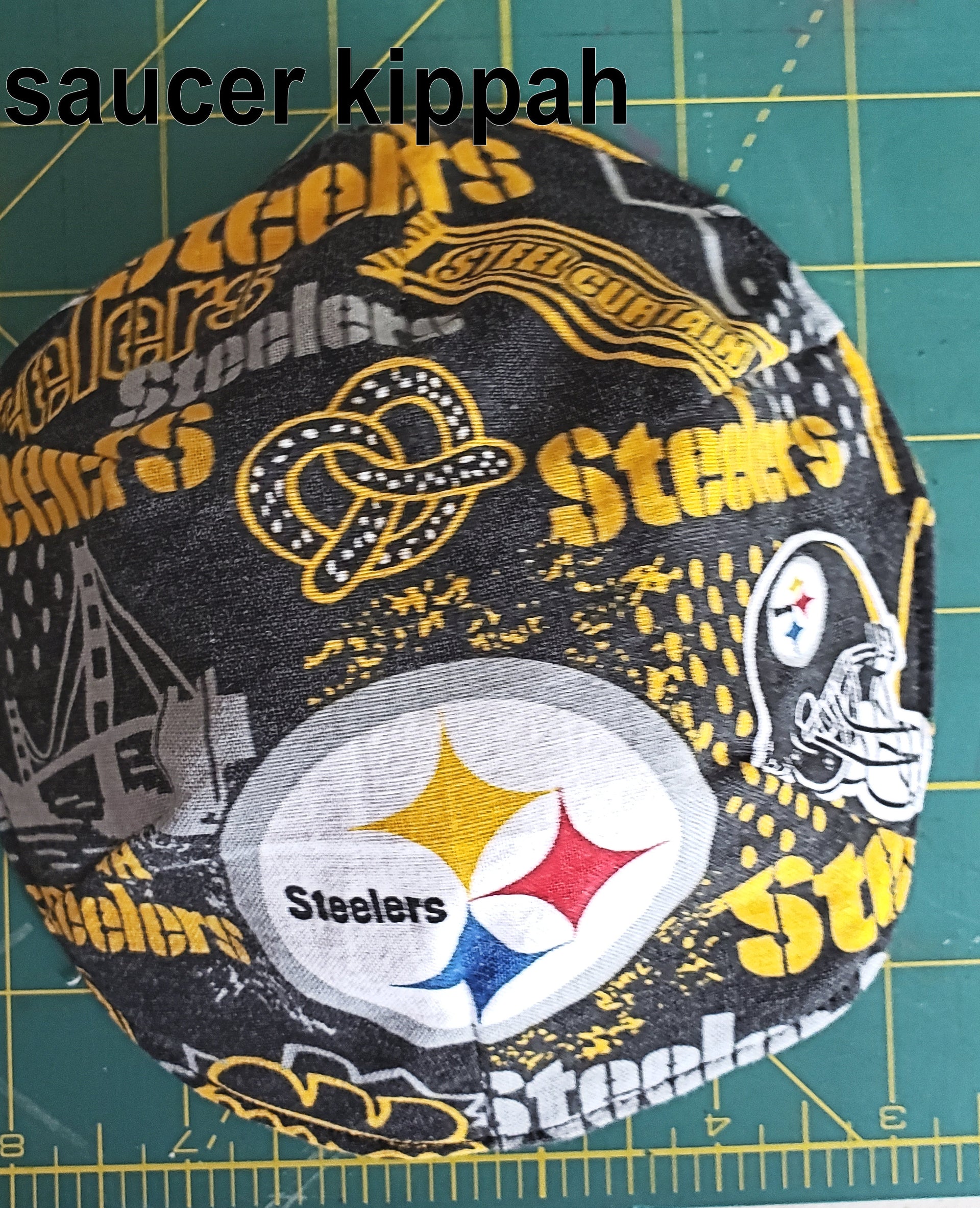 nfl saucer reversible kippah or yarmulke major sports teams nfl nfl steelers