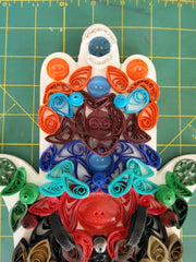 large quilled buttons hamsa