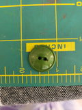 vintage colt sewing buttons # 24 pattern amherst 3/4" / khaki green
