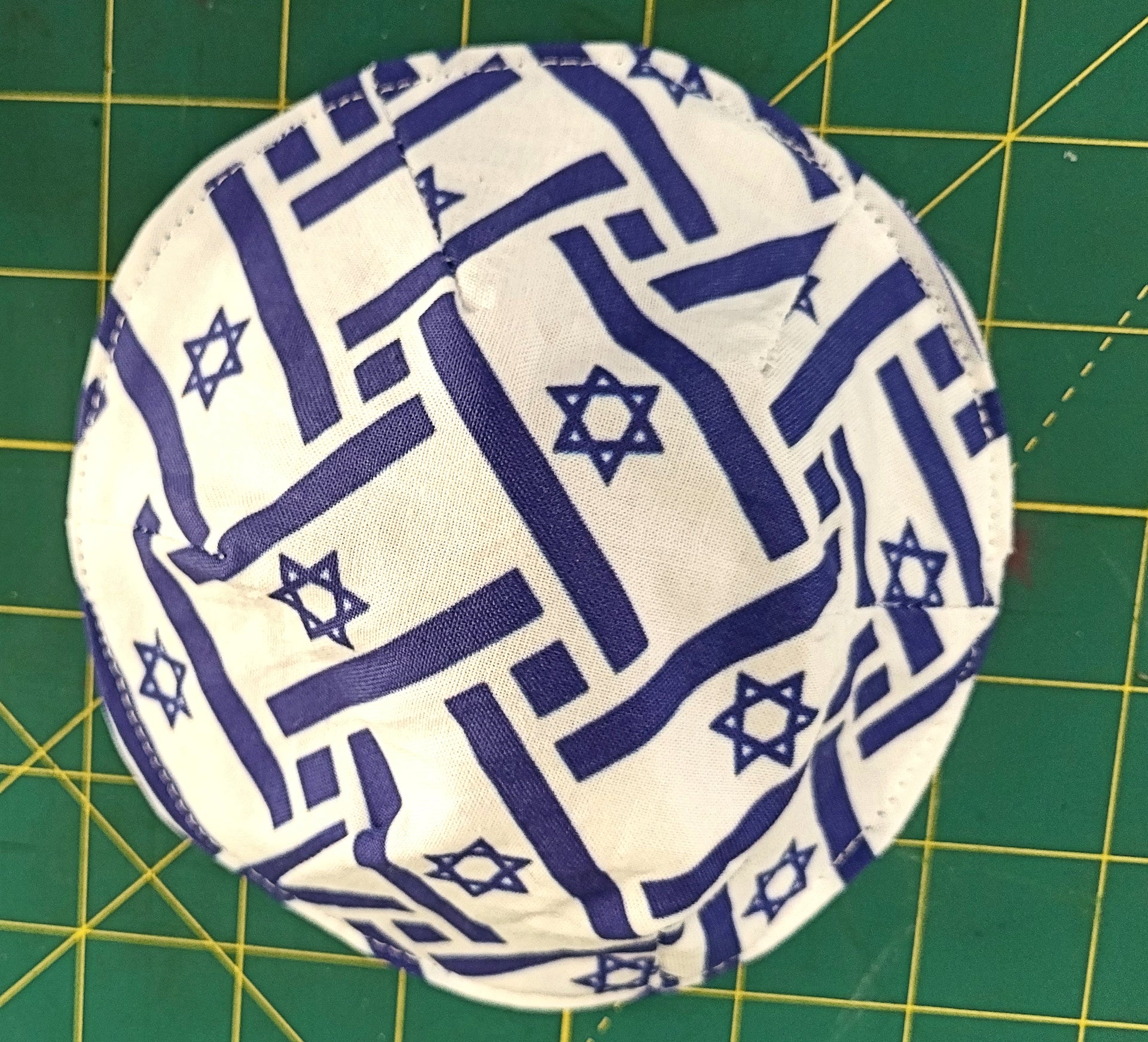 Israel Flag saucer kippah
