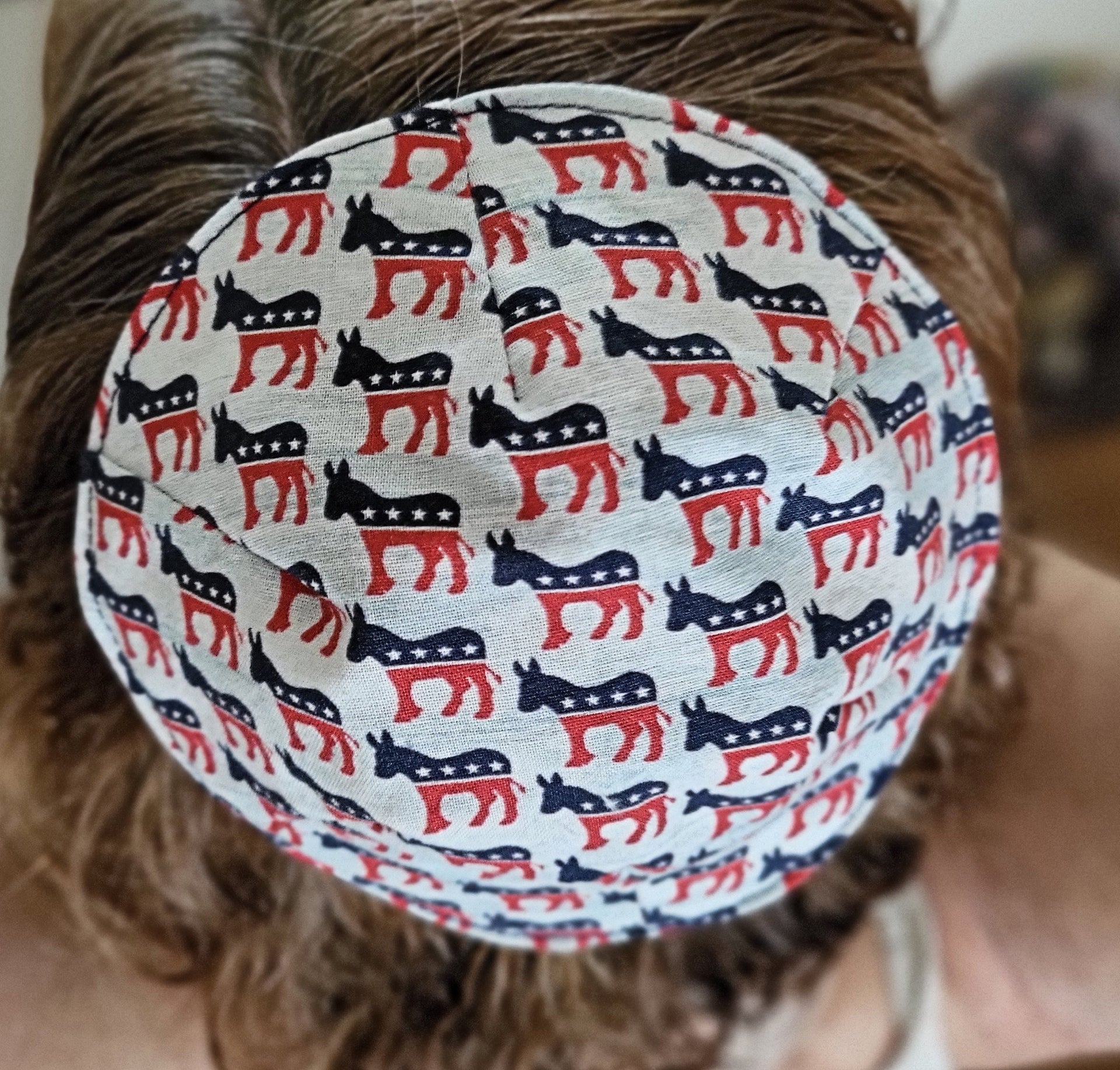 saucer kippah reversible yamaka geeky games variety democrats vote