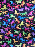Rainbow Unicorns cotton fabric bhy