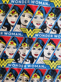 Wonder woman packed cotton quilting fabric BHY