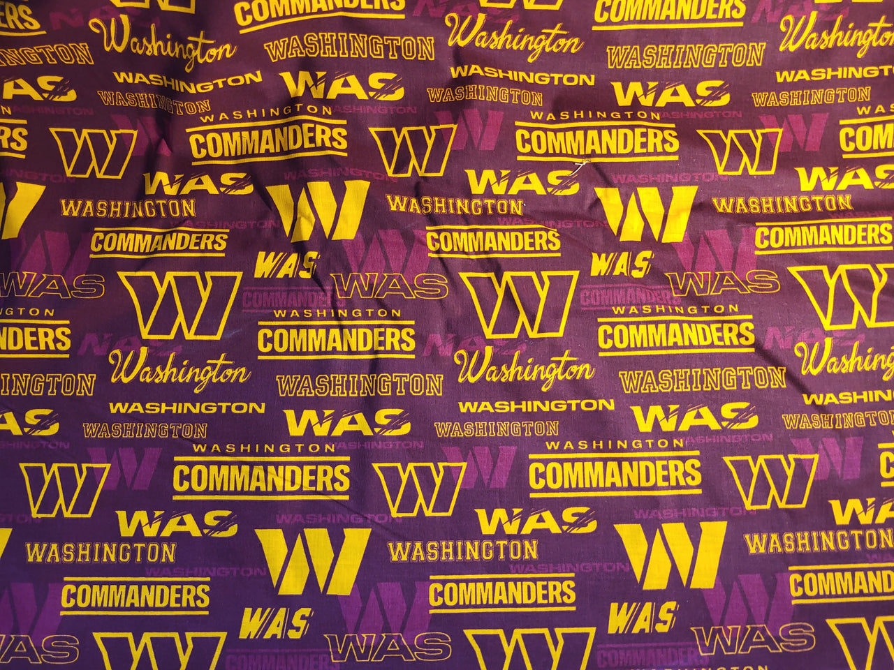 NFL Washington Commanders cotton fabric