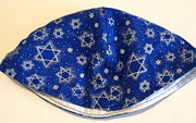 silver stars David yarmulke or kippah