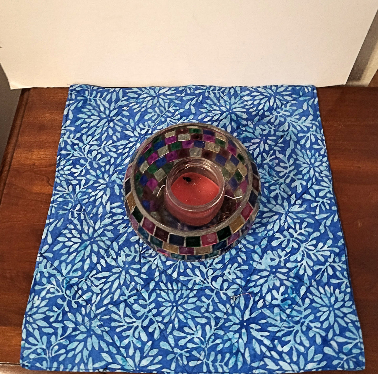 Scrappy Batik insulated table mat