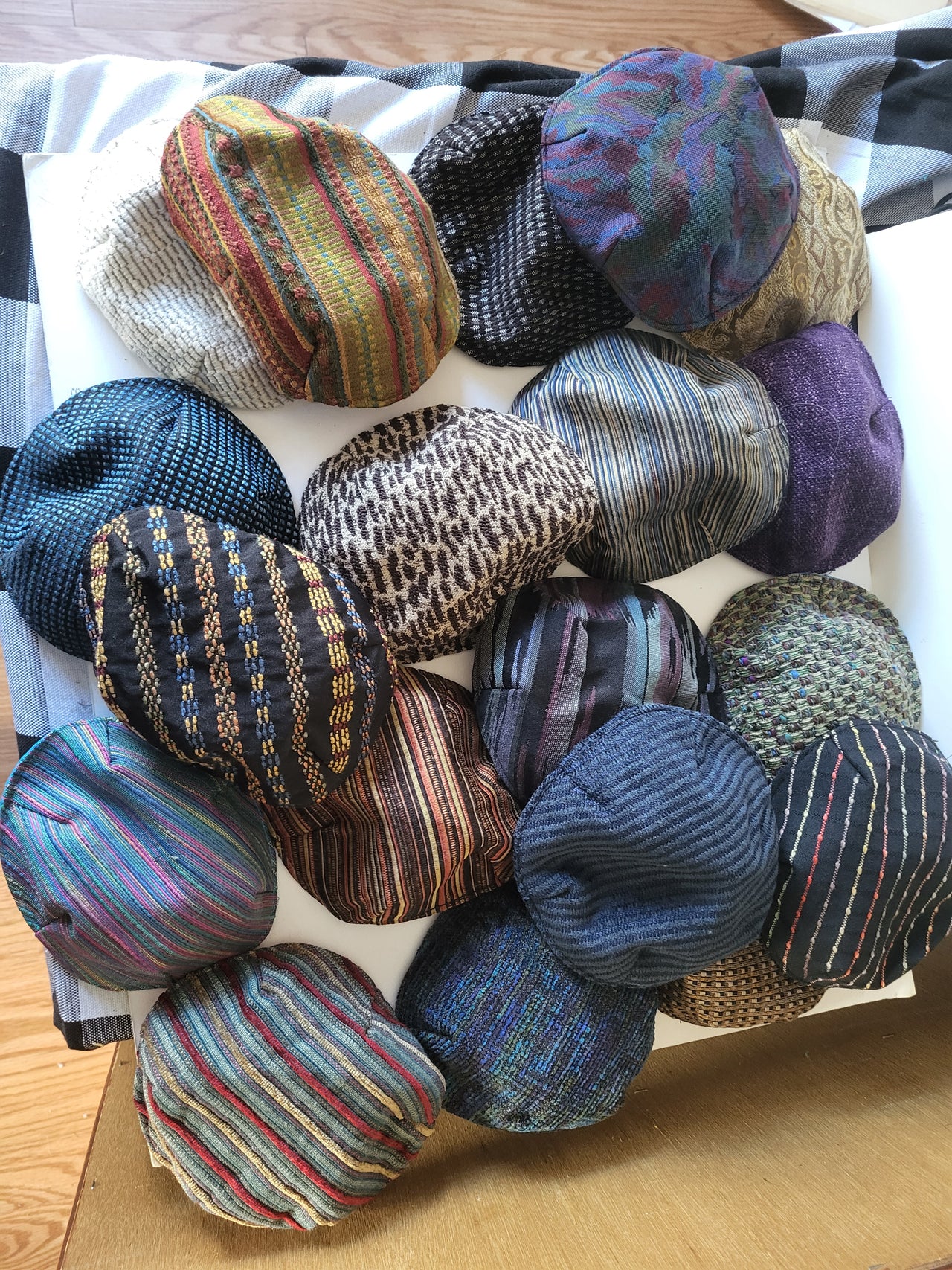 Tapestry small kippah beautiful saucer yarmulke choice of fabrics