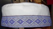 bucharian kippah with tapestry trim sephardic hat style yarmulke select many styles