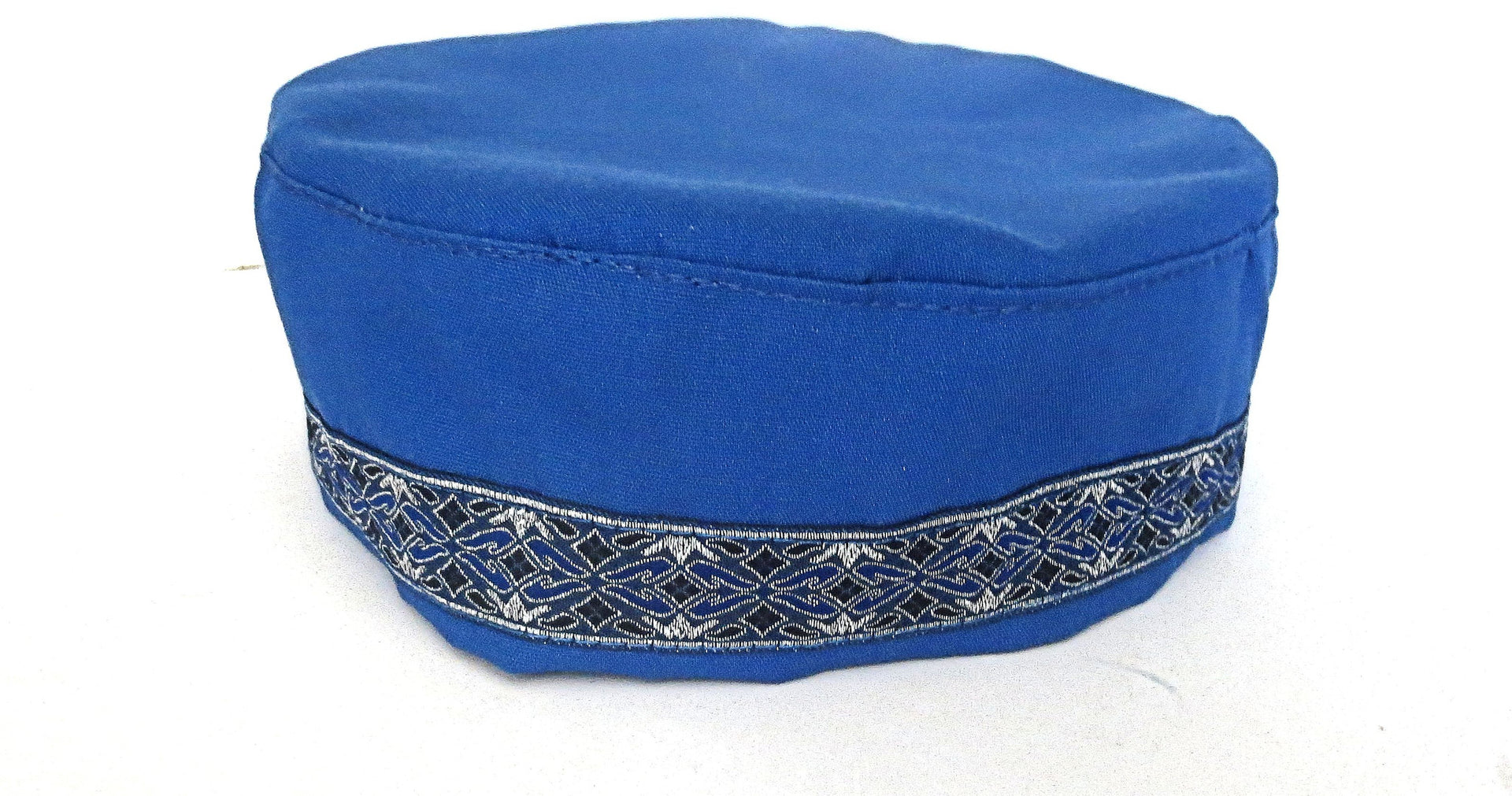 bucharian kippah with tapestry trim sephardic hat style yarmulke select many styles