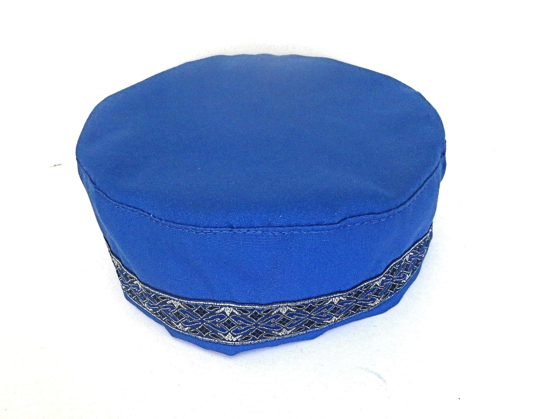 bucharian kippah with tapestry trim sephardic hat style yarmulke select many styles