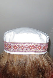 bucharian kippah with tapestry trim sephardic hat style yarmulke select many styles