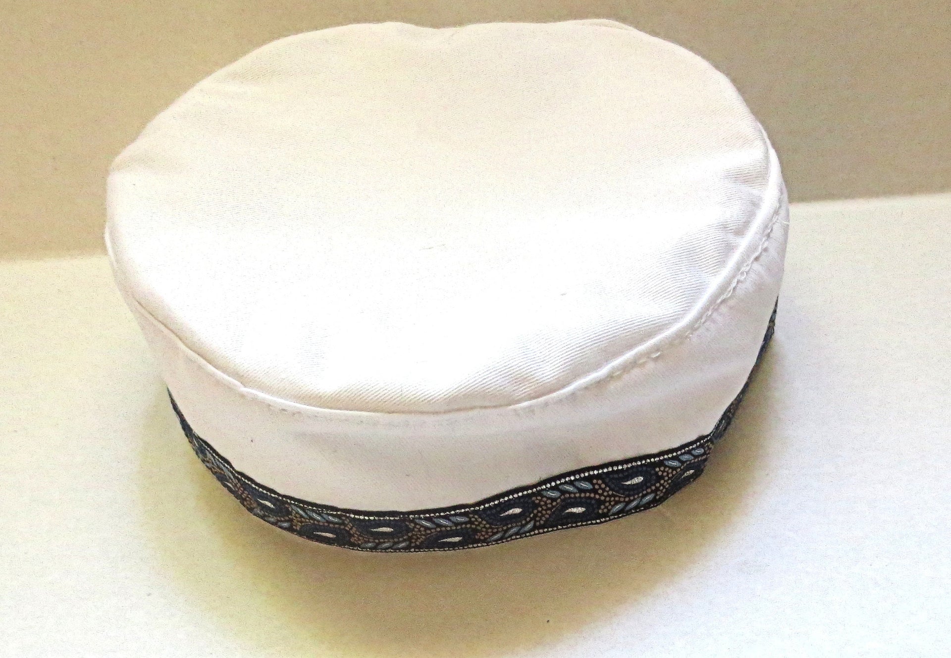 bucharian kippah with tapestry trim sephardic hat style yarmulke select many styles