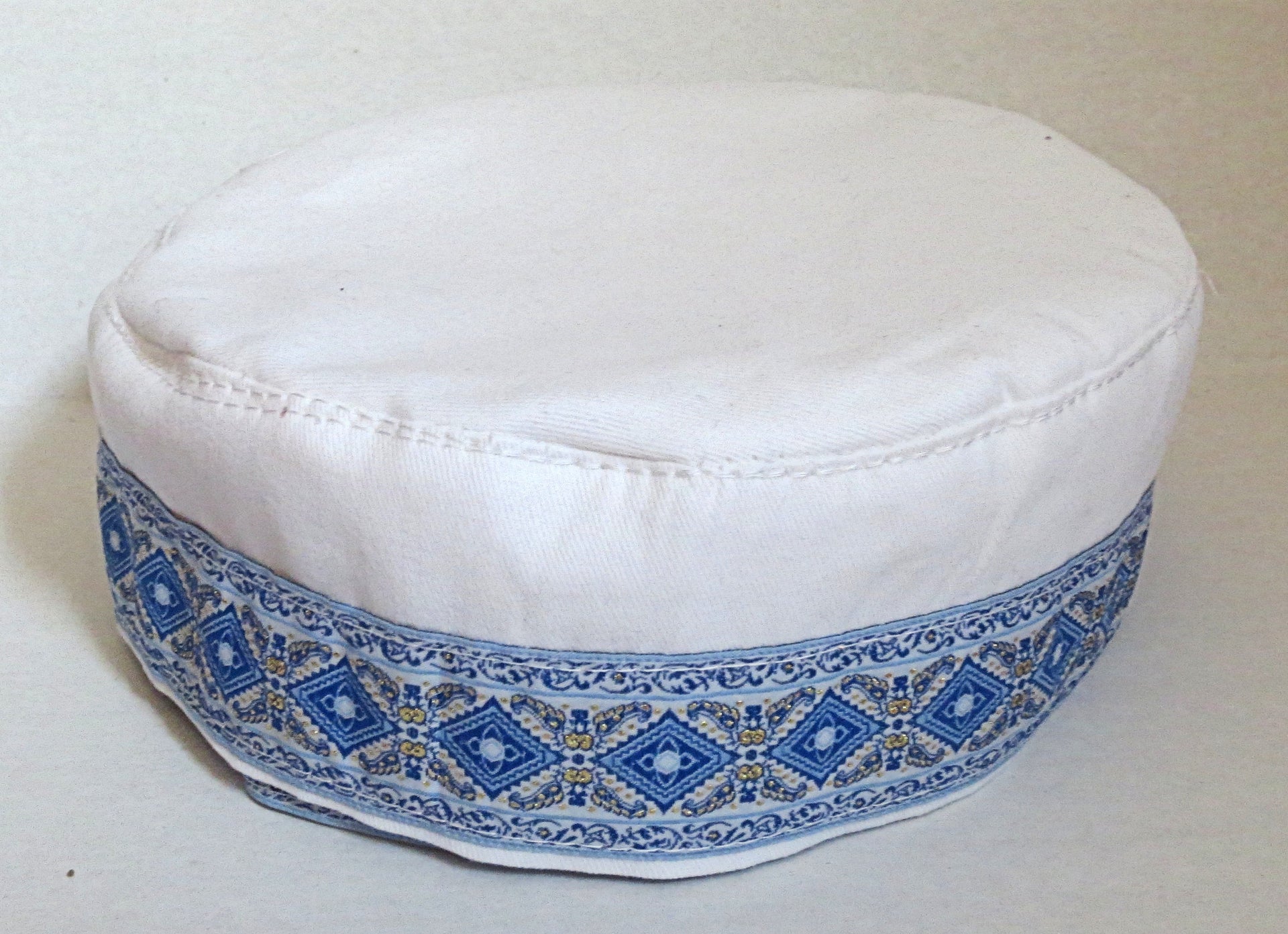 bucharian kippah with tapestry trim sephardic hat style yarmulke select many styles