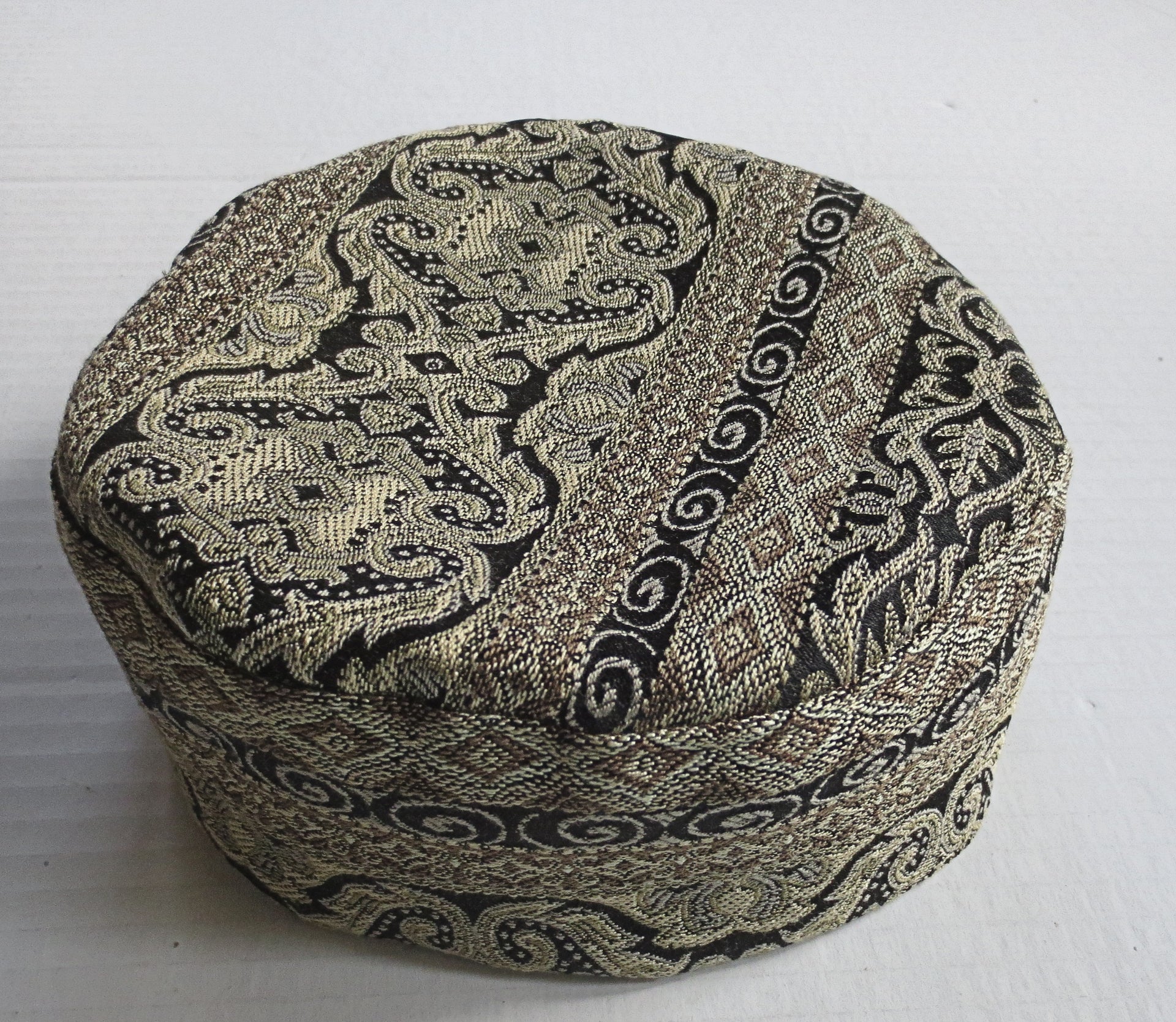 tapestry bucharian kippahs or sephardic hat style yarmulkes gorgeous fabrics