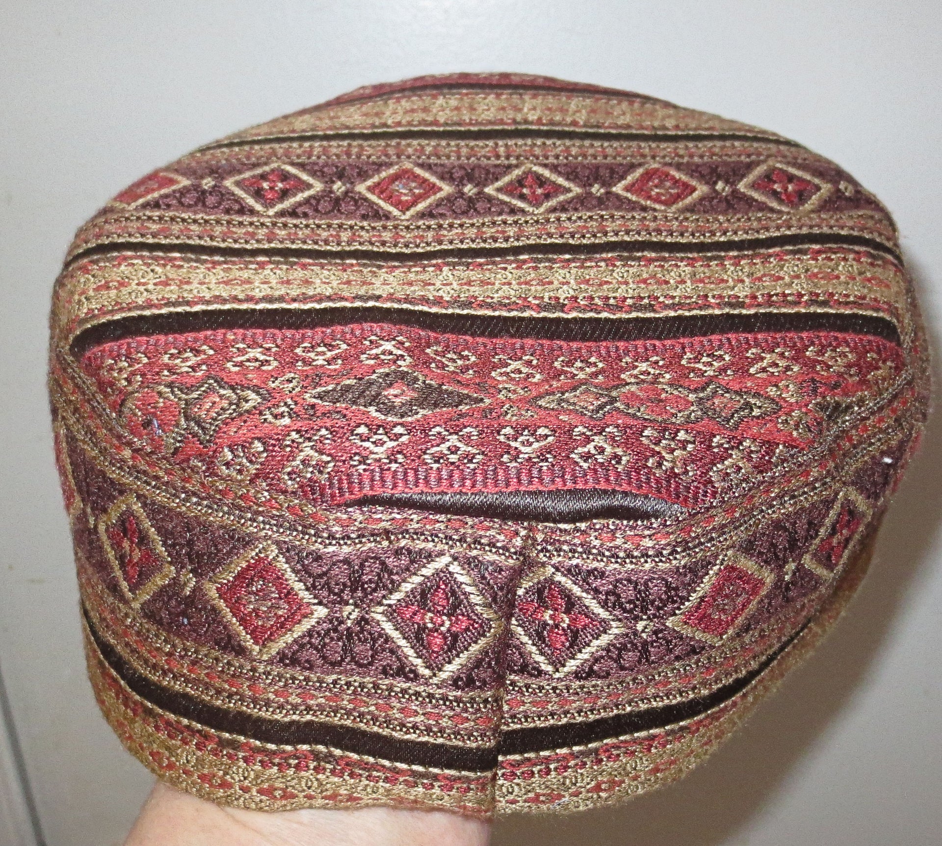 tapestry bucharian kippahs or sephardic hat style yarmulkes gorgeous fabrics