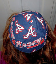 major league baseball kippah or yarmulke atlanta braves