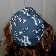 Major League Baseball kippah or yarmulke New York Yankees blue white