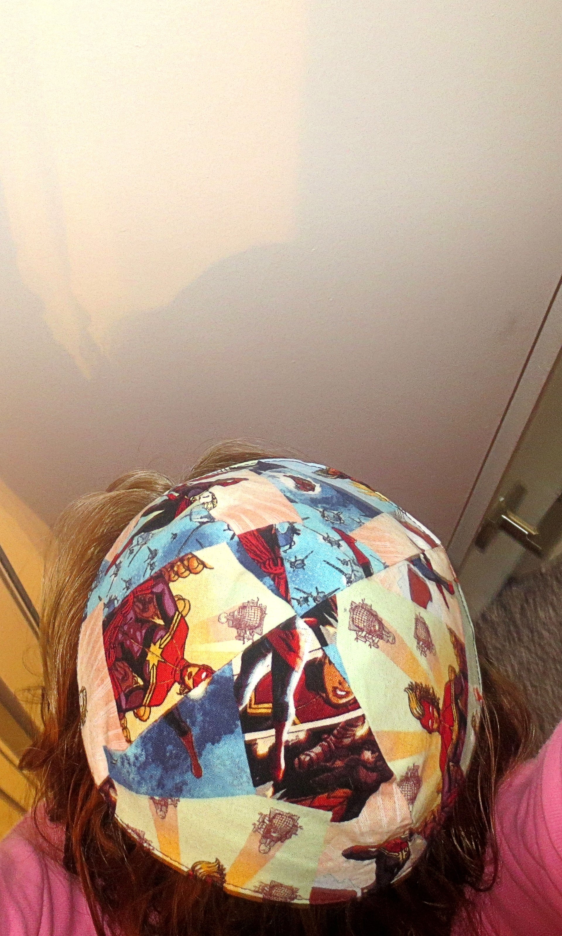 superhero kippah or yarmulke captain marvel