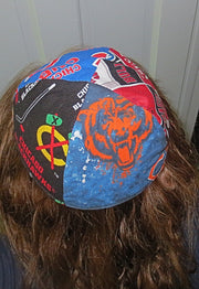 pro sports teams kippah or yarmulke 4 teams per kippah, nfl nhl nba mlb