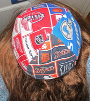 pro sports teams kippah or yarmulke 4 teams per kippah, nfl nhl nba mlb