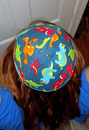 kippahs or yarmulke for children dinosaurs / regular