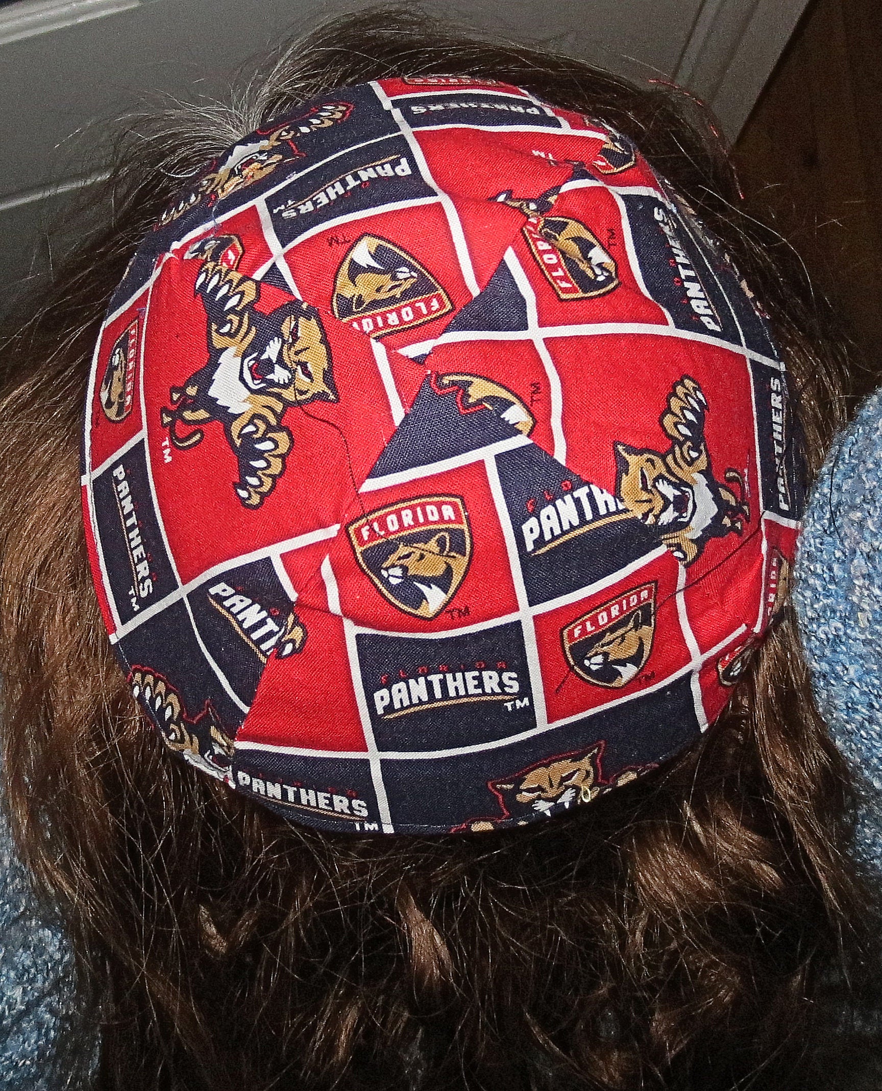 major league hockey kippah or yarmulke florida panthers