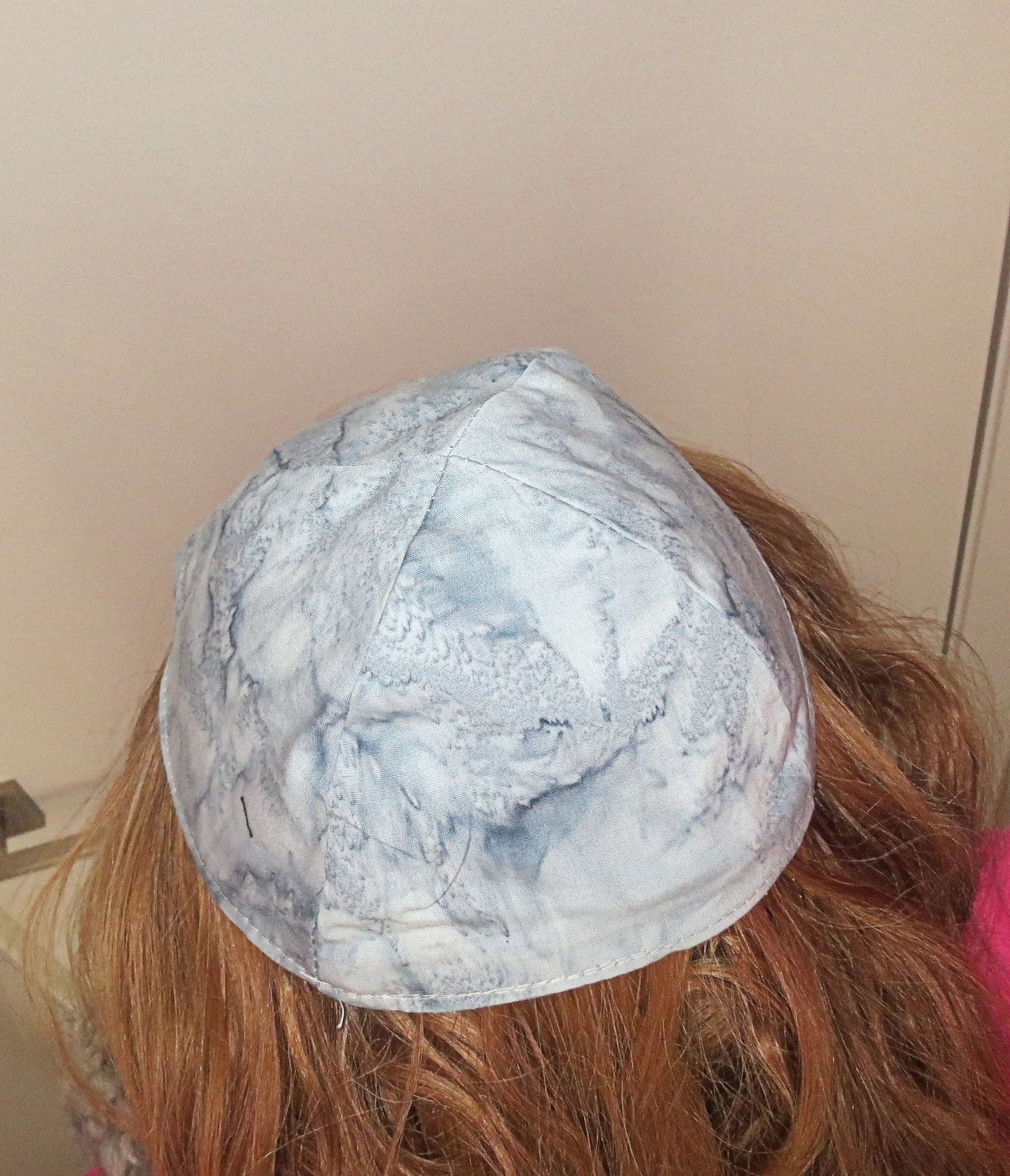 batik kippahs or yarmulke gray