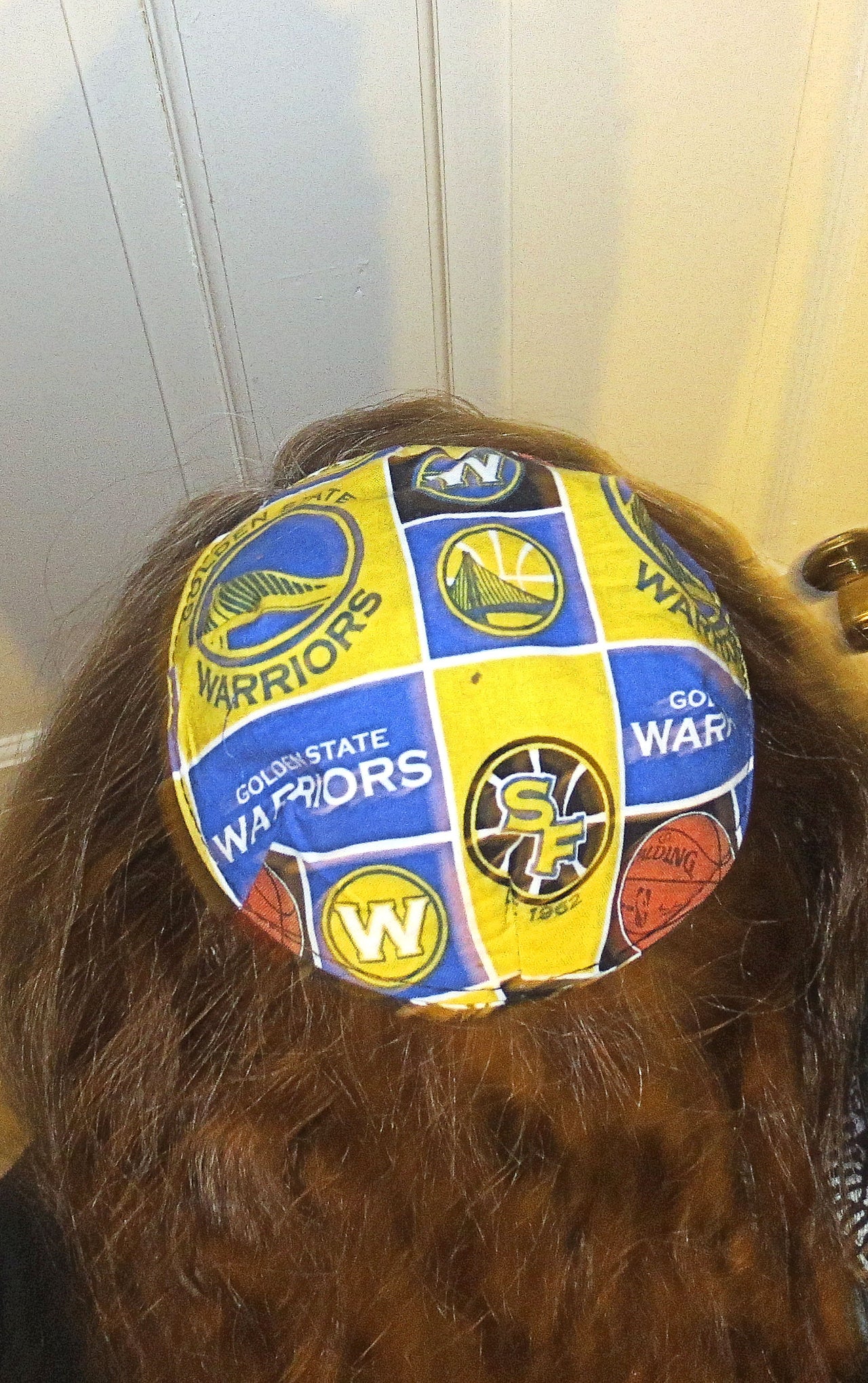 saucer reversible kippah or yarmulke major sports teams nba golden state warriors