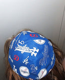 Major League Baseball kippah or yarmulke LA Dodgers Vintage pattern