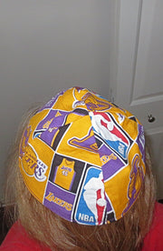 NBA Kippah Los Angeles Lakers