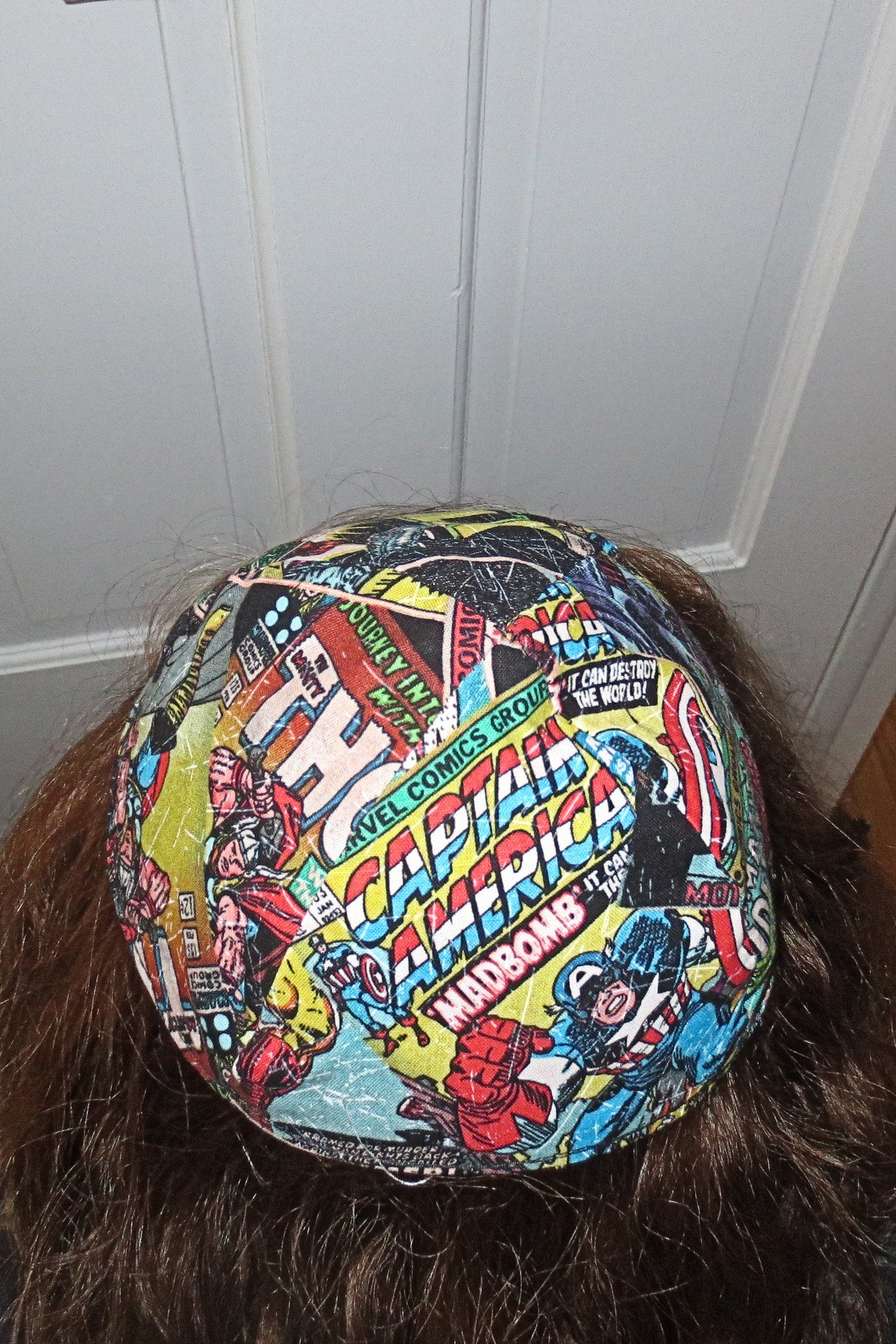 superhero kippah or yarmulke marvel comics