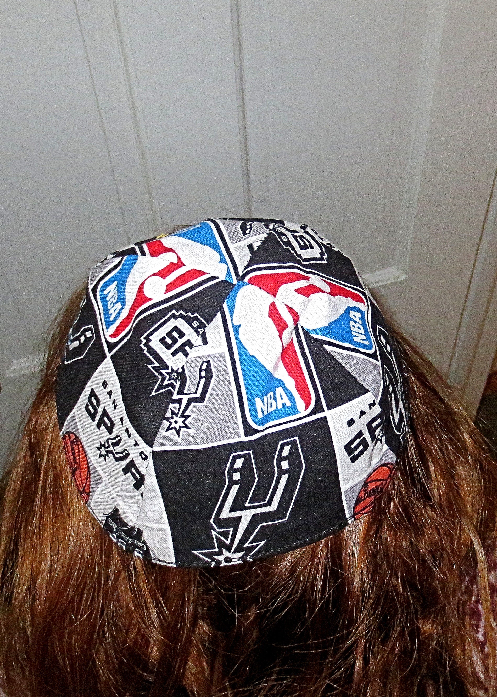 nba kippah or yarmulke san antonio spurs