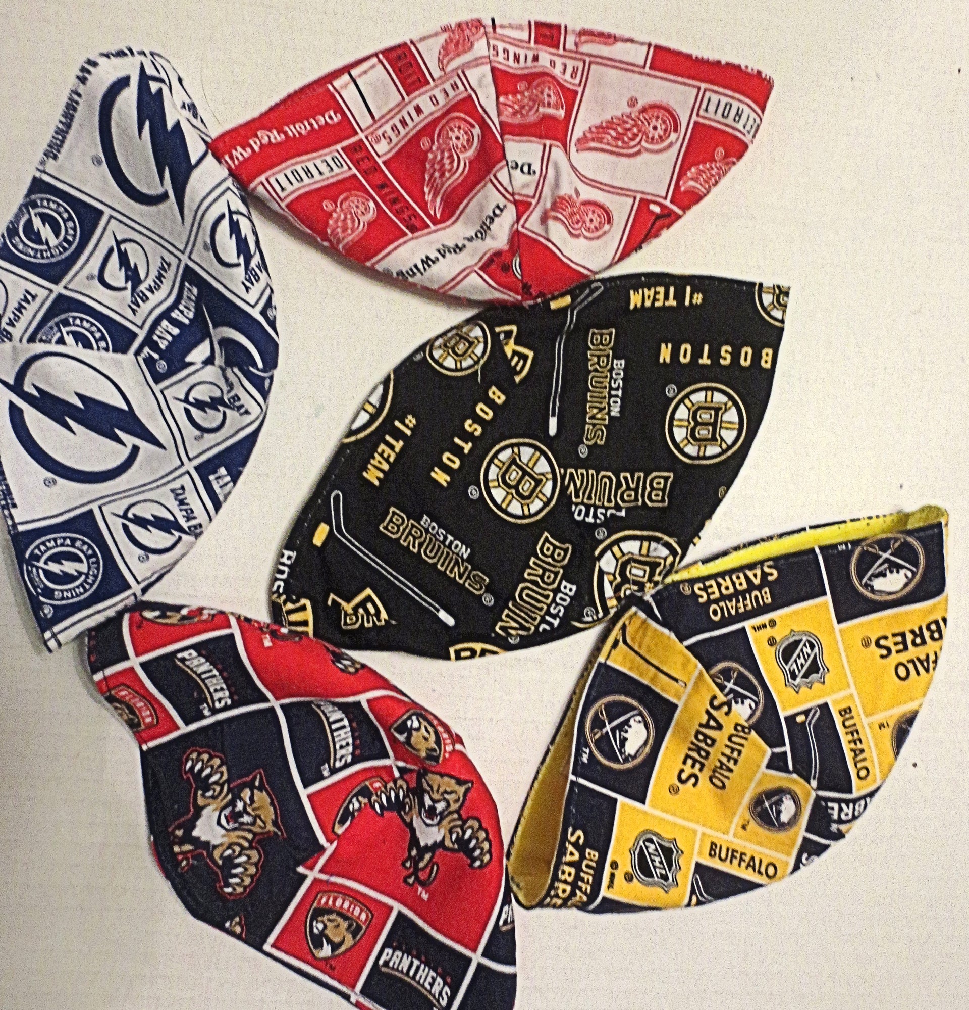 NHL Team reversible regular kippahs or yarmulke