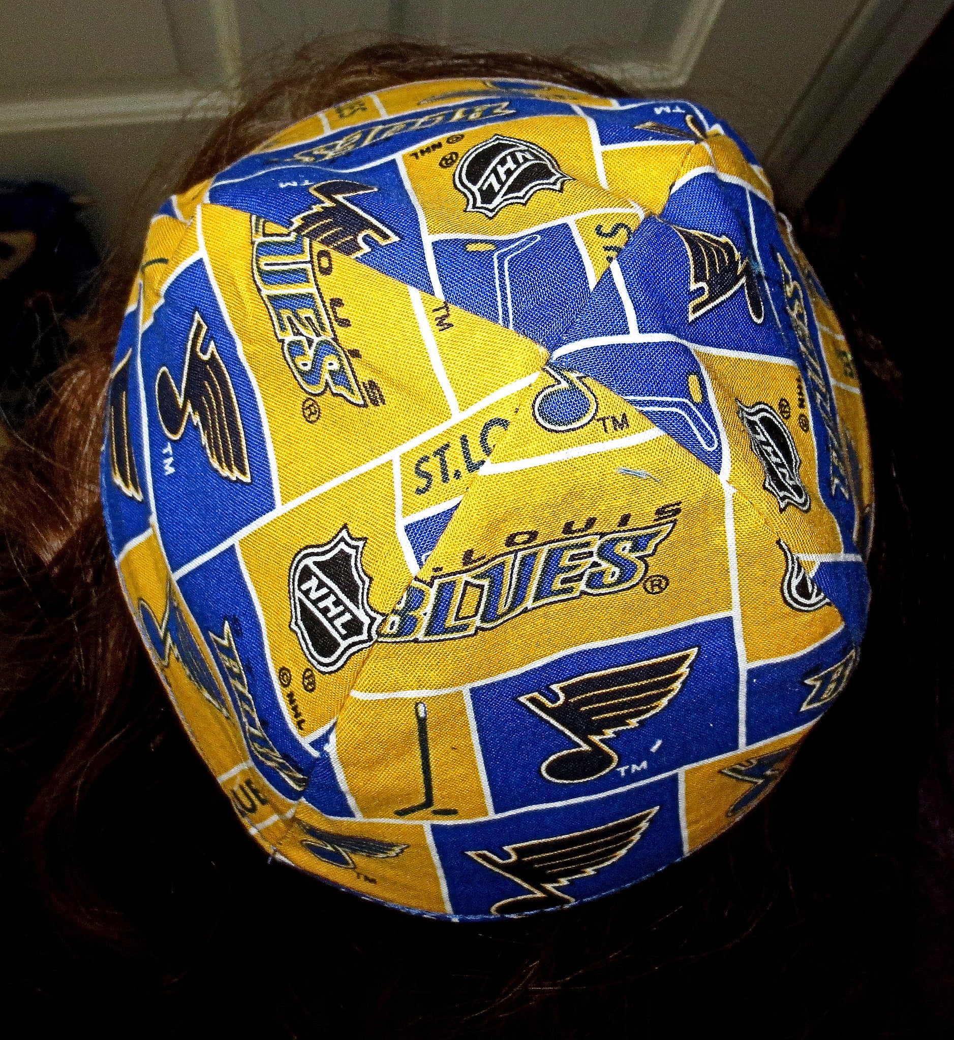 major league hockey kippah or yarmulke st. louis blues