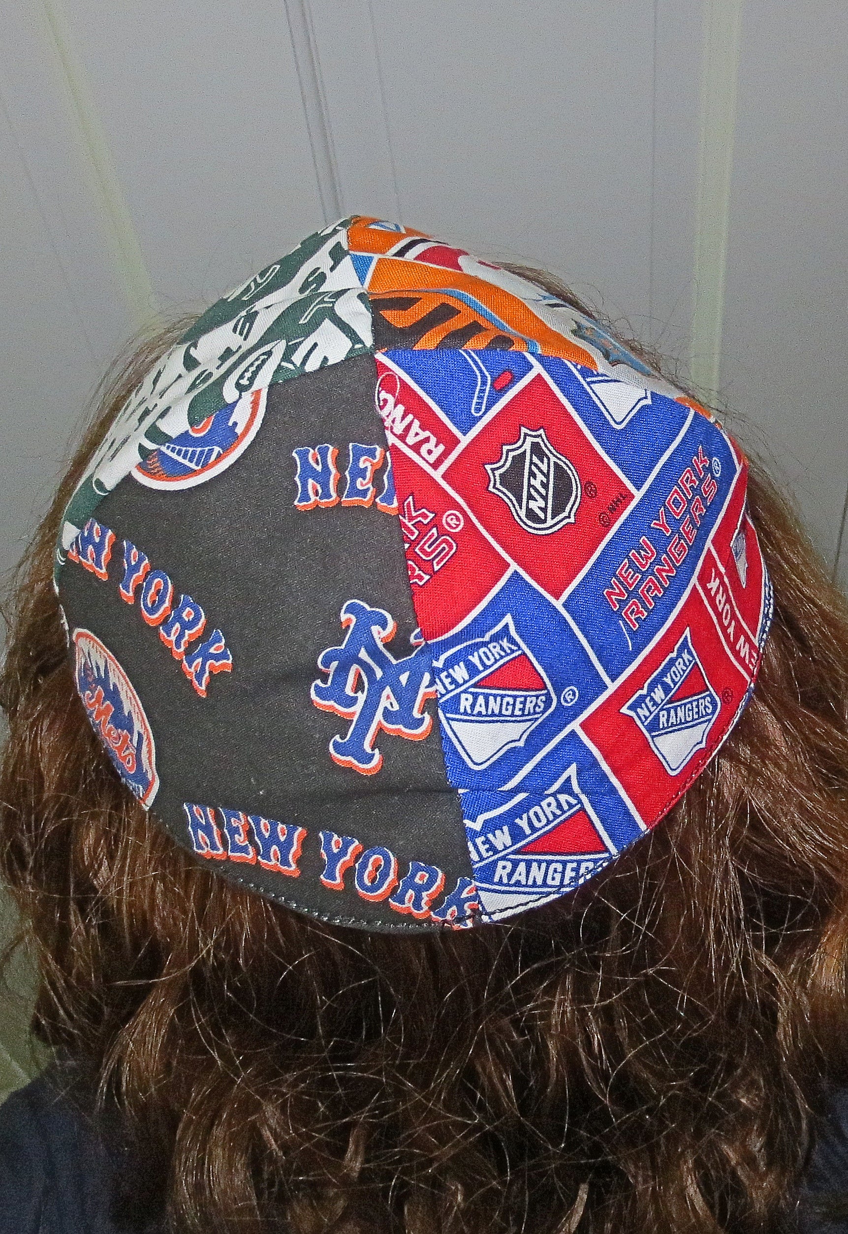 pro sports teams kippah or yarmulke 4 teams per kippah, nfl nhl nba mlb