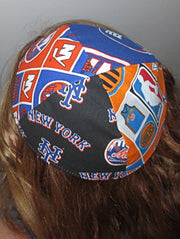 pro sports teams kippah or yarmulke 4 teams per kippah, nfl nhl nba mlb ny 5