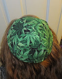 novelty kippah or variety yarmulke cannabis or marijuana