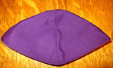 plain colors cotton kippah choice of main colors yarmulke purple