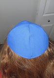 plain colors cotton kippah choice of main colors yarmulke royal blue