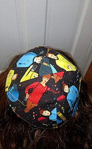 star trek kippah or yarmulke regular kippah / enterprise with characters