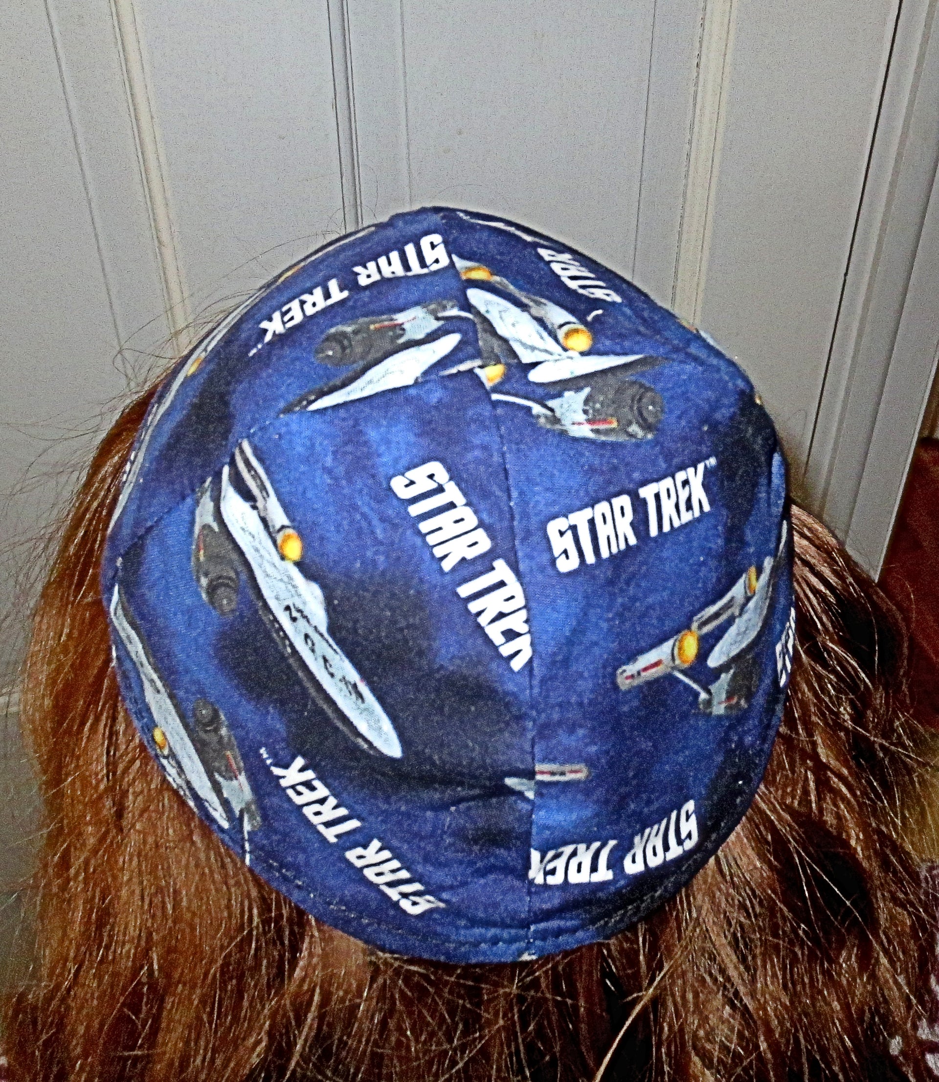 star trek kippah or yarmulke regular kippah / original star trek enterprise