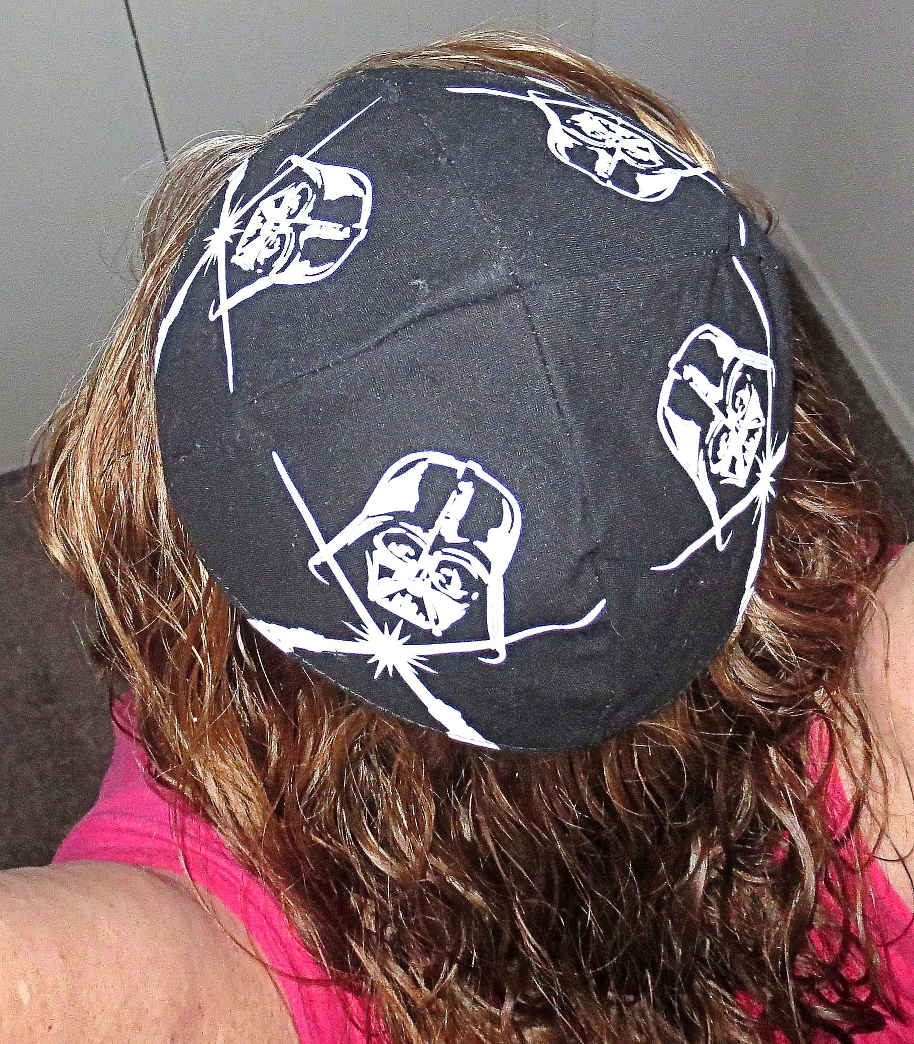 star wars kippah or yarmulke darth vader glow in dark