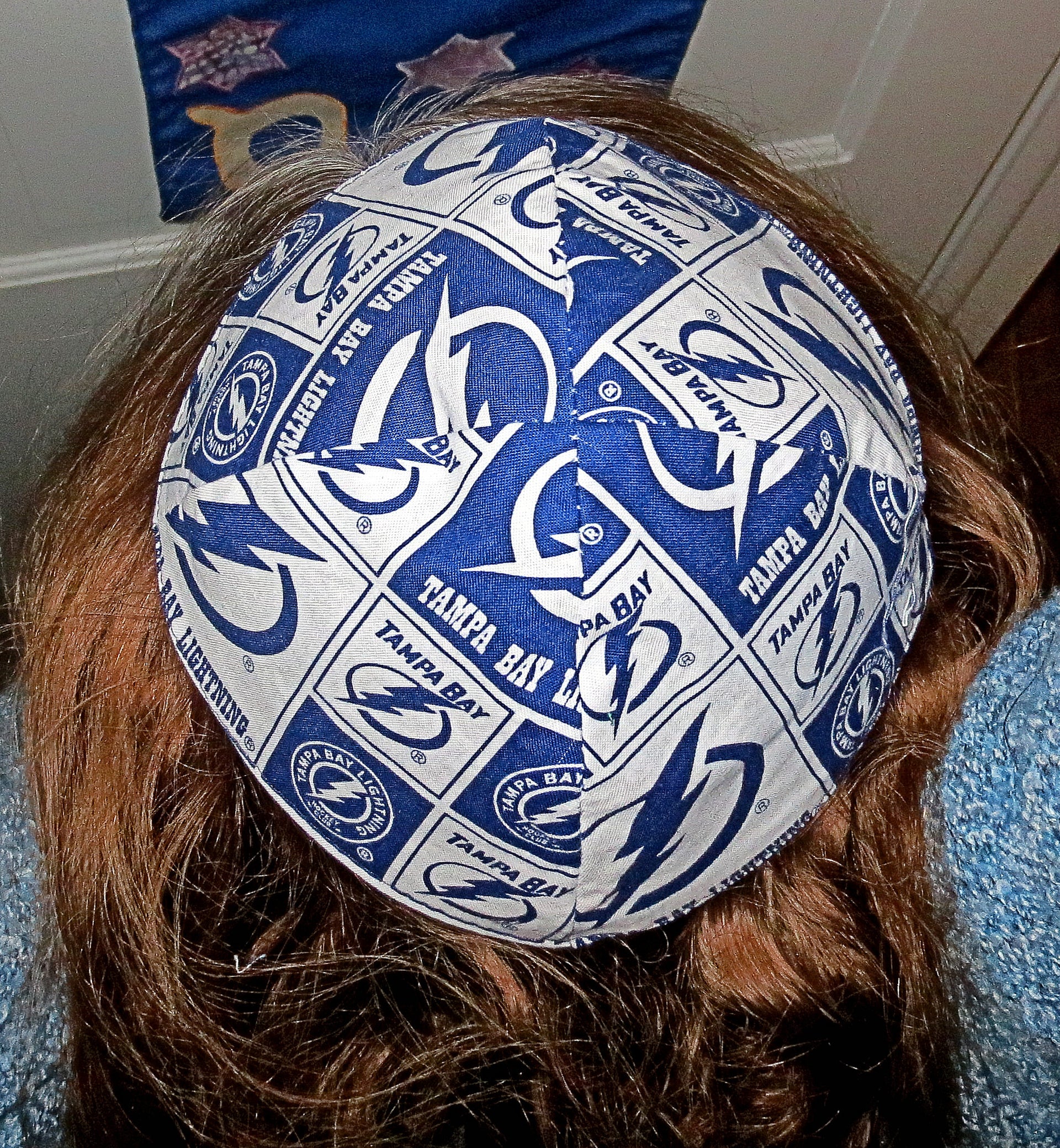 major league hockey kippah or yarmulke tampa bay lightning