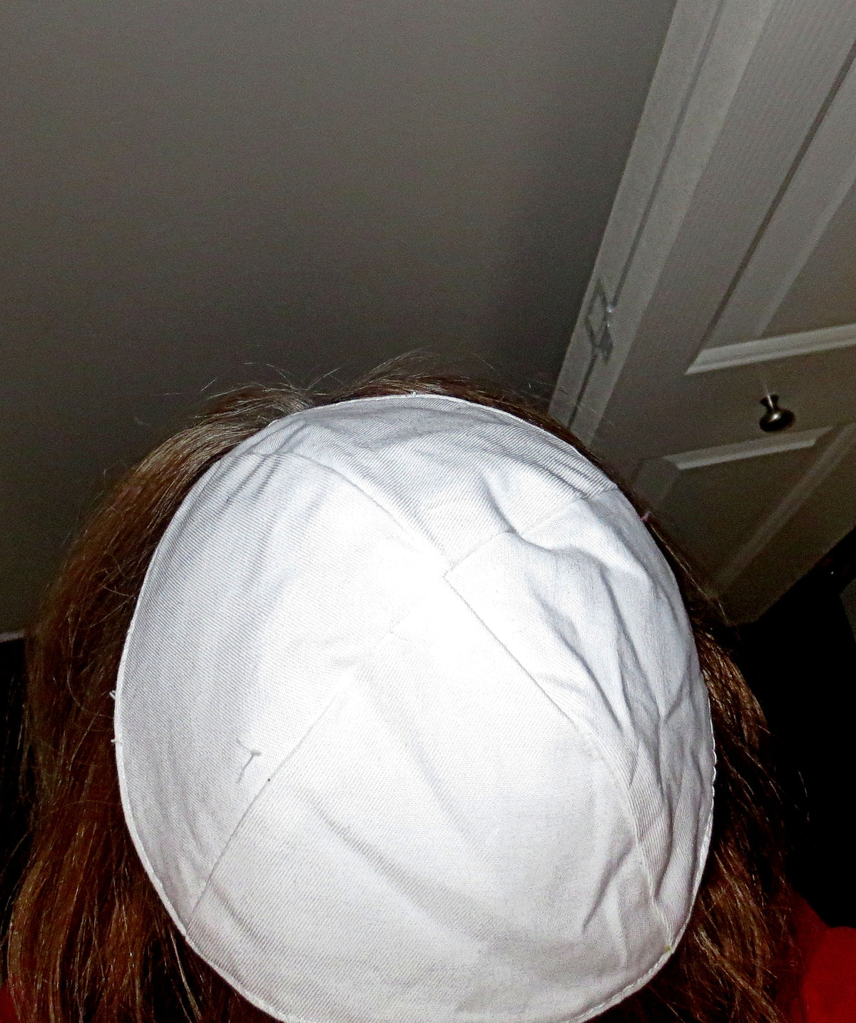 plain colors cotton kippah choice of main colors yarmulke white