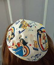 superhero kippah or yarmulke wonder woman